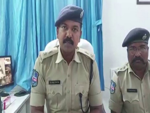 Siddipet police commissioner Joel Davis speaking to ANI on Saturday.