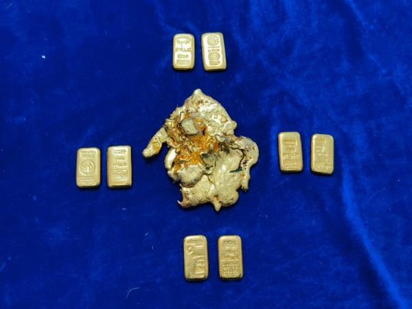Gold seized at at Chennai International Airport . 