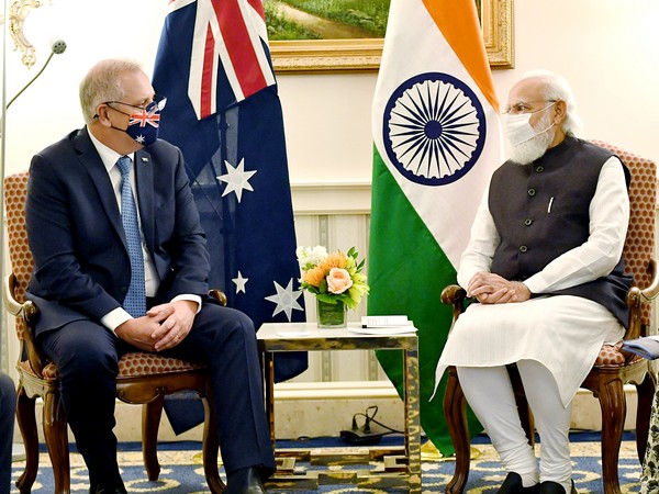Prime Minister Narendra Modi with his Australian counterpart Scott Morrison