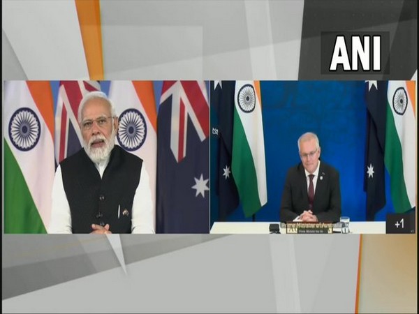 Prime Minister Narendra Modi with his Australian counterpart Scott Morrison