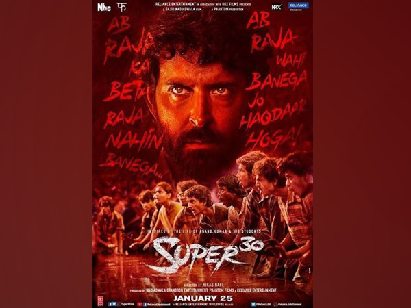 Super 30 poster, Picture courtesy: Instagram