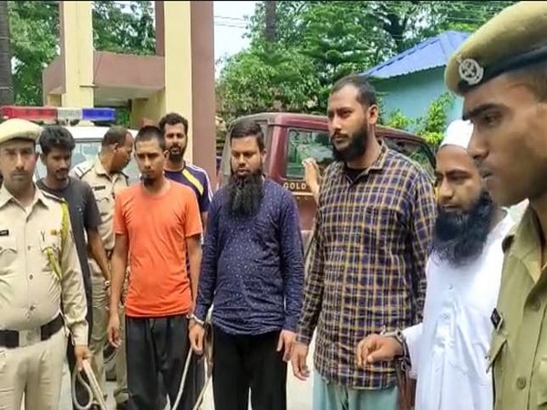 Visual of ABT members arrested by Assam Police (Photo/ANI)