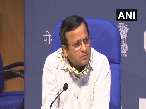 Lav Agarwal addressing a press conference on Thursday.