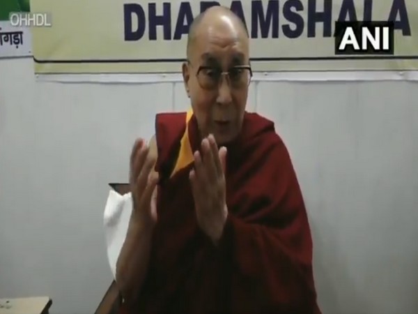 The Dalai Lama after receiving his first dose of the COVID-19 vaccine. (Photo/ANI)