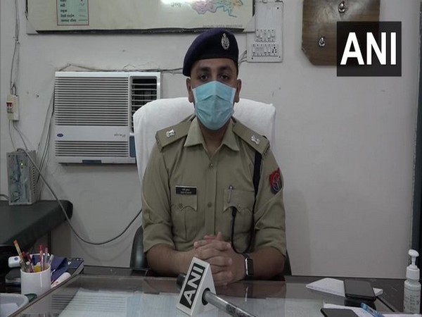 Agra SP (Rural) Ravi Kumar speaking to reporters on Saturday. (Photo/ANI)