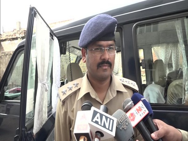 Circle Officer Sadar, Agra Vikas Jaiswal speaking to reporters on Wednesday.