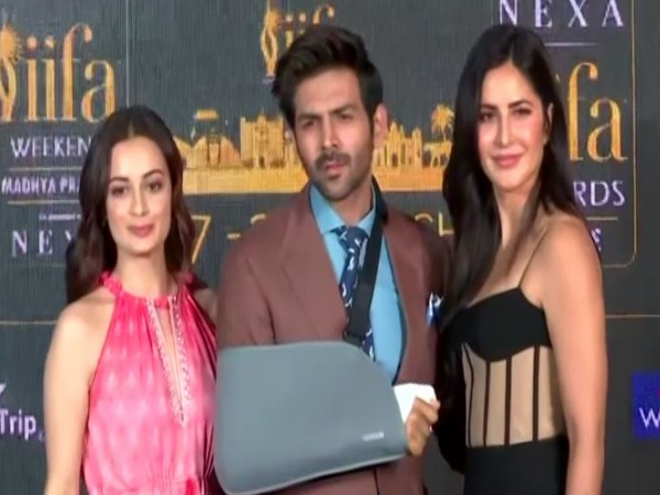 Dia Mirza, Katrik Aaryan and Katrina Kaif