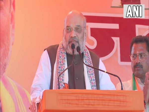 Union Minister Amit Shah in Uttar Pradesh (Photo/ANI)