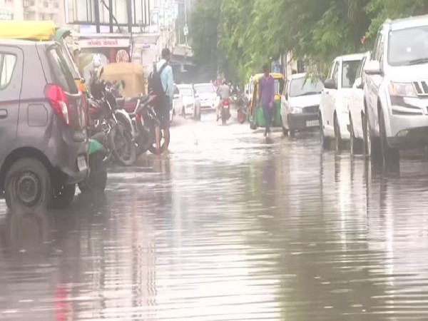 A visual of a street in Ahmedabad  on Tuesday. Photo/ANI