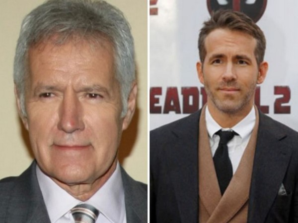 Alex Trebek and Ryan Reynolds