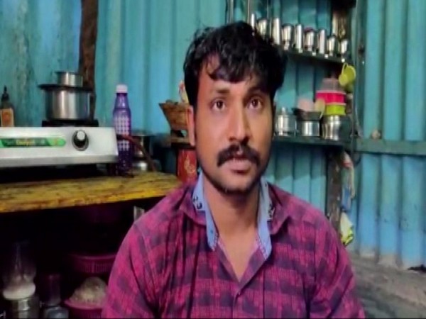 Bhausaheb Ahire speaking to ANI in Mumbai. 