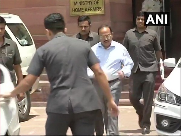 National Security Advisor (NSA) Ajit Doval while leaving from MHA in Delhi