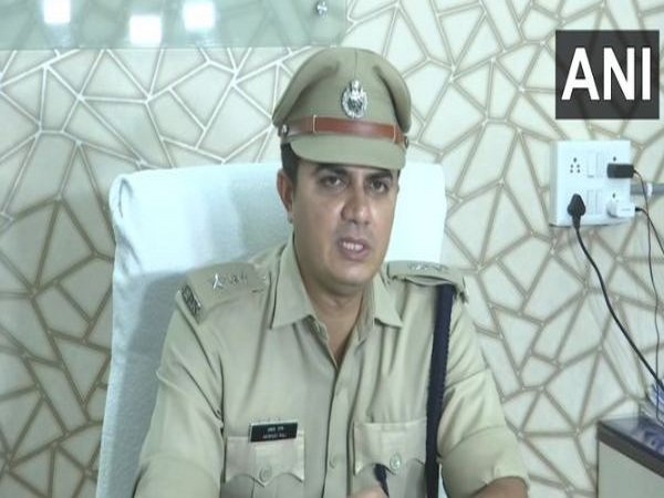 DCP of Ahmedabad Zone-5, Akshayraj Makwana speaking to media persons on Saturday in Ahmedabad. Photo/ANI