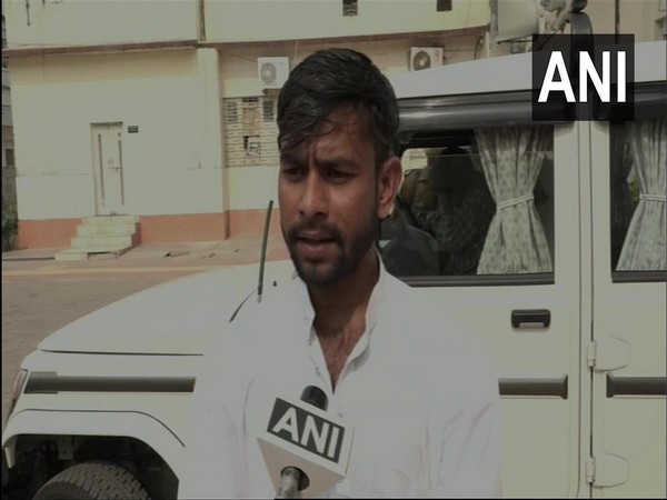 NSUI) District President, Agra, Vilal Ahmed talking to ANI in Agra on Monday
