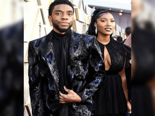 Chadwick Boseman and Taylor Simone Ledward (Image courtesy: Instagram)
