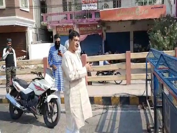 AIMIM MLA Ahmed Balala in Hyderabad. 