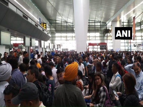 Air India passengers stranded at IGI airport in Delhi after glitch in the airline's server.