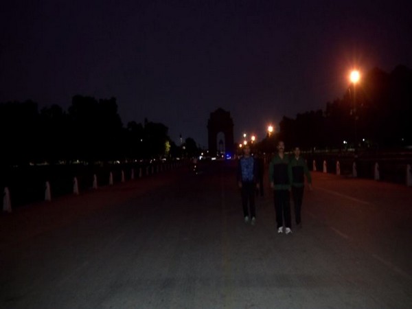 An early morning visual of India Gate [Photo/ANI] 