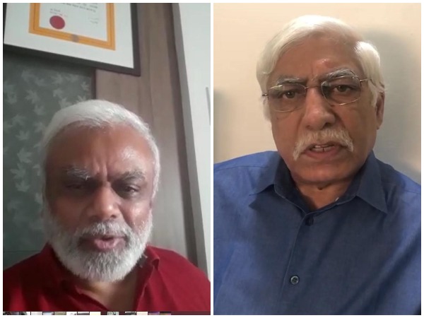 Air Marshal SB Deo and Lt Gen Vinod Bhatia. Photo/ANI