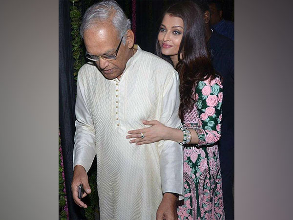 Aishwarya Rai and her late father (Image source: Twitter)