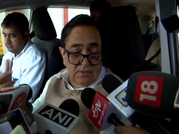 Captain Ajay Yadav talking to ANI in New Delhi on Wednesday 