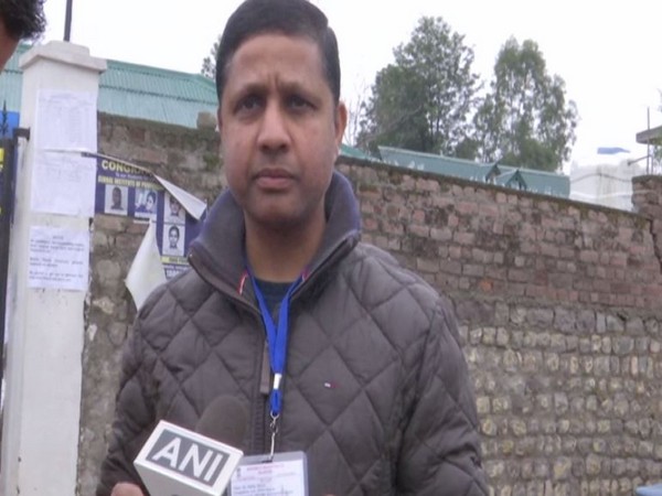 Shafiq Ahmed, Centre Superintendent at Government Boys Higher Secondary school examination centre, speaking to ANI.