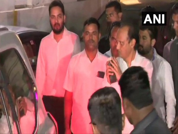 Visuals of Deputy Chief Minister Ajit Pawar in Mumbai 