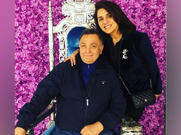 Neetu Kapoor and late Rishi Kapoor (Image source: Twitter)