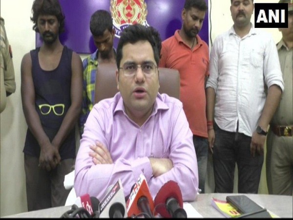 SP Barabanki Akash Tomar briefing media on Monday 