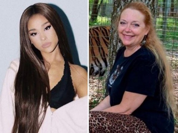 Ariana Grande, Carole Baskin (Image courtesy: Instagram)