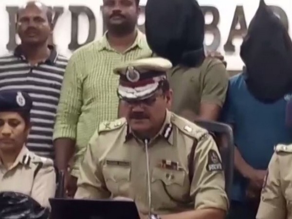Hyderabad Police Commissioner Anjani Kumar speaking to reporters on Sunday. Photo/ANI