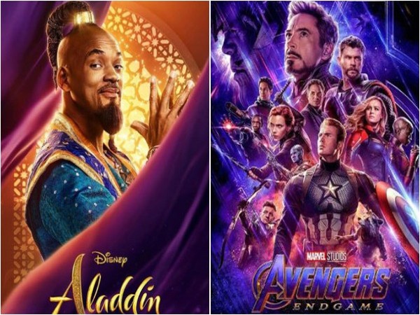Posters of 'Aladdin' and 'Avengers: Endgame', Image courtesy: Instagram