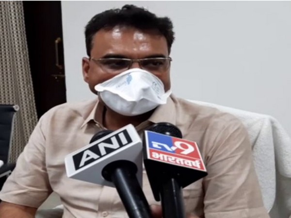 Chandra Bhushan Singh, DM Aligarh speaking to media on Saturday. Photo/ANI