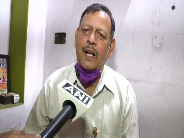 Chandra Shekhar Sharma, Chairman, Aligarh Talanagri Audyogik Association (Photo/ANI)