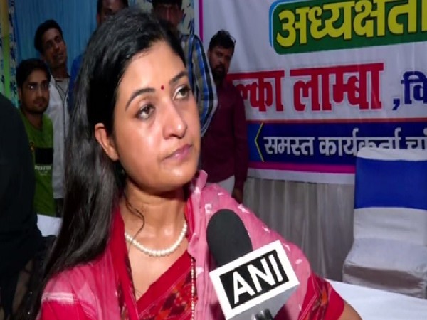 AAP MLA Alka Lamba speaking to ANI in New Delhi on August 4. Photo/ANI
