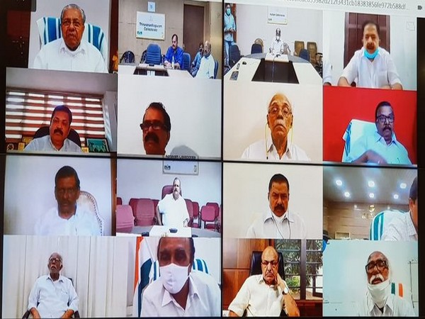All party meeting in Kerala via video conference.. 