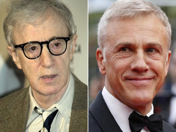 Woody Allen and Christoph Waltz 