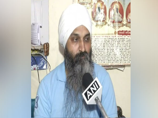 Sikh activist Harminder Singh Ahluwalia talking to ANI in new Delhi on Saturday 