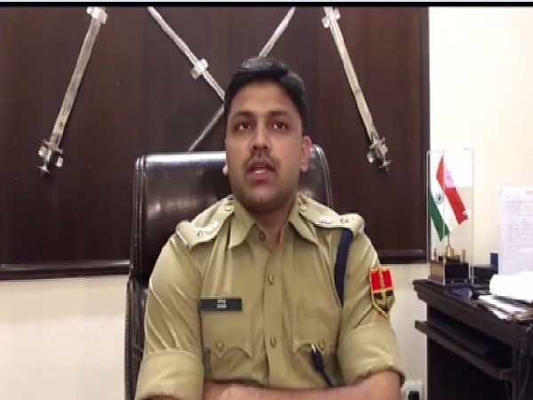 Superintendent of Police Alwar, Anil Paris Deshmukh speaking to media in Rajasthan on July 19.
