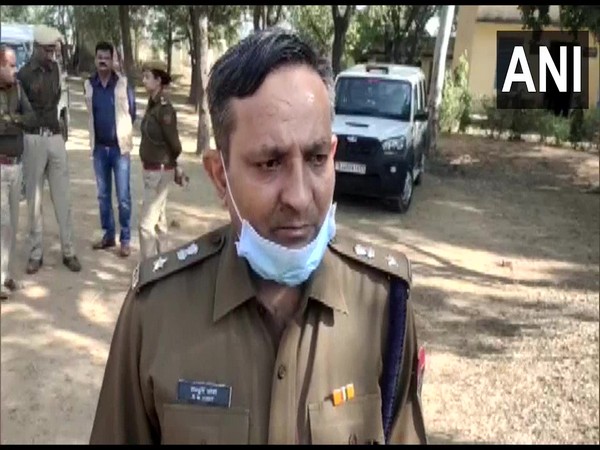 Bhiwadi Superintendent of Police, Ram Moorti Joshi speaking to ANI (Photo/ANI)