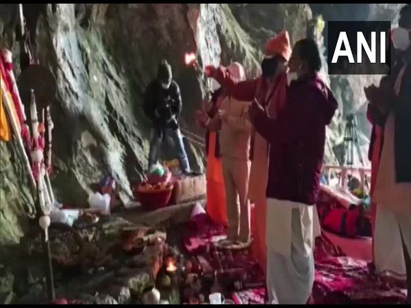 Puja at Amarnath Shrine. (File photo)