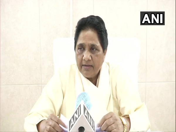 Bahujan Samaj Party chief Mayawati during a press briefing in New Delhi on Tuesday. (Photo/ANI)