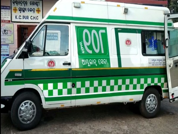108 ambulance in Mayurbhanj, Odisha (Photo/ANI)