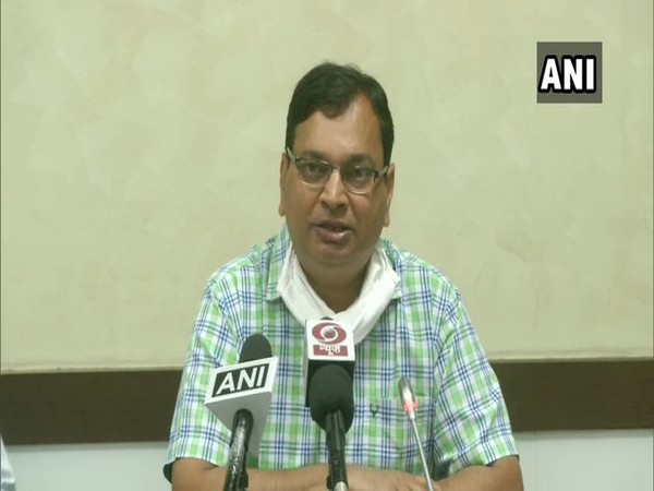 Uttar Pradesh Principal Secretary (Health), Amit Mohan Prasad speaking at a press conference in Lucknow on Friday.