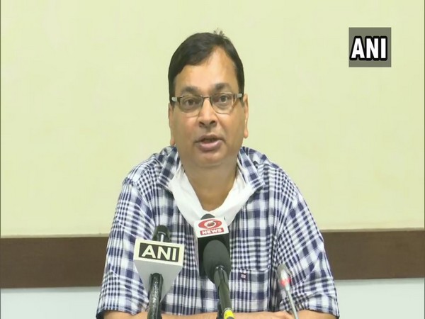 Amit Mohan Prasad, Principal Health Secretary of Uttar Pradesh, speaking to media on Sunday. Photo/ANI