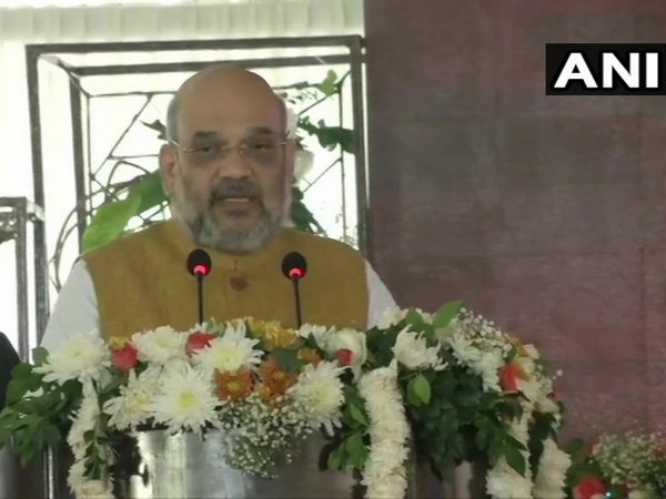 Union Home Minister Amit Shah speaking at an event in New Delhi on Thursday. Photo/ANI