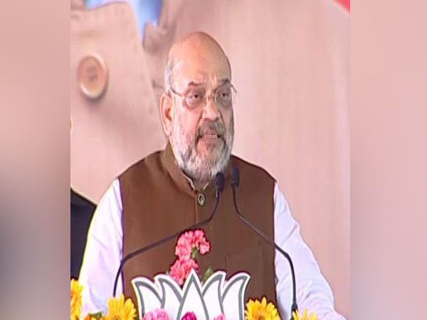 BJP president Amit Shah addressing public rally at Garhwa Jharkhand on Thursday