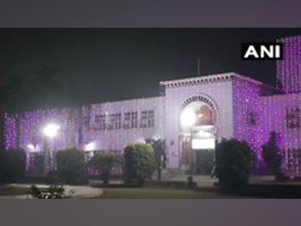 A visual of one of the buildings of Aligarh Muslim University. [Photo/ANI]