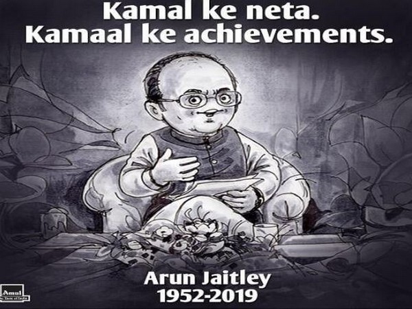 
    Amul India pays tribute to 'attorney' Arun Jaitley
    