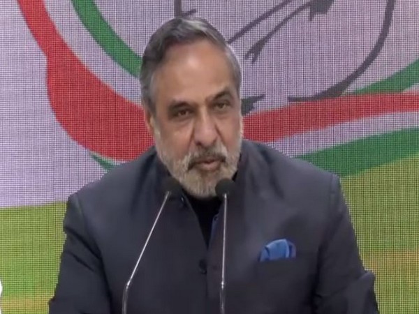 Senior Congress leader Anand Sharma speaking to reporters here on Saturday